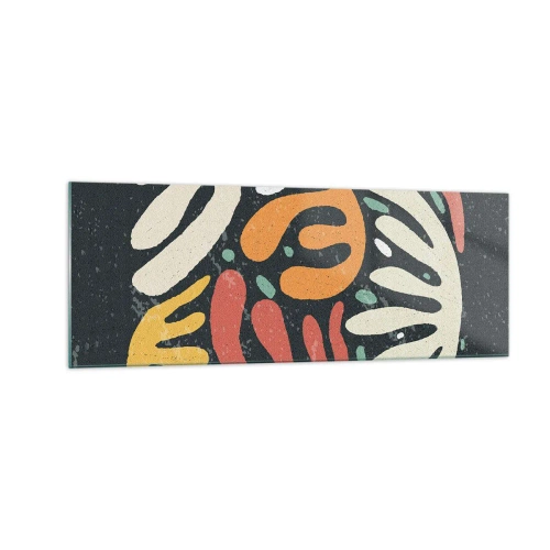 Obraz na skle - Kompozice – hned tě chytím - 140x50 cm