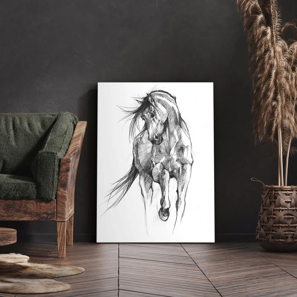 Obraz na plátně - V ladném klusu - 50x70 cm