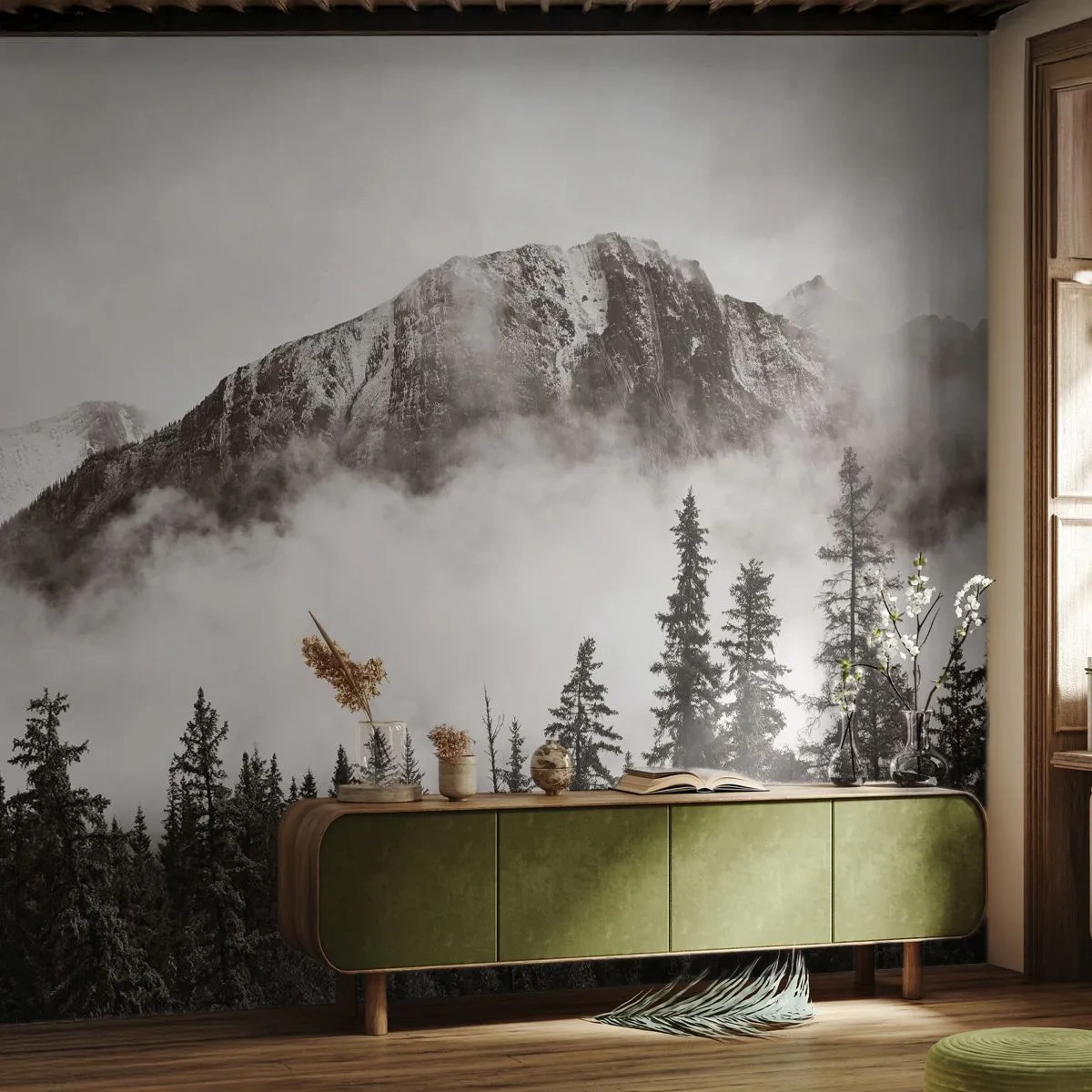 Fototapeta Premium Sand - Žulový panovník - Krajina, hory, Les - 100x70 cm