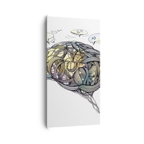 Obraz na plátně - Člověk - velká hádanka - 65x120 cm