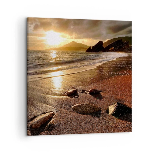 Obraz na plátně - Jdi za sluncem k výšinám - 60x60 cm