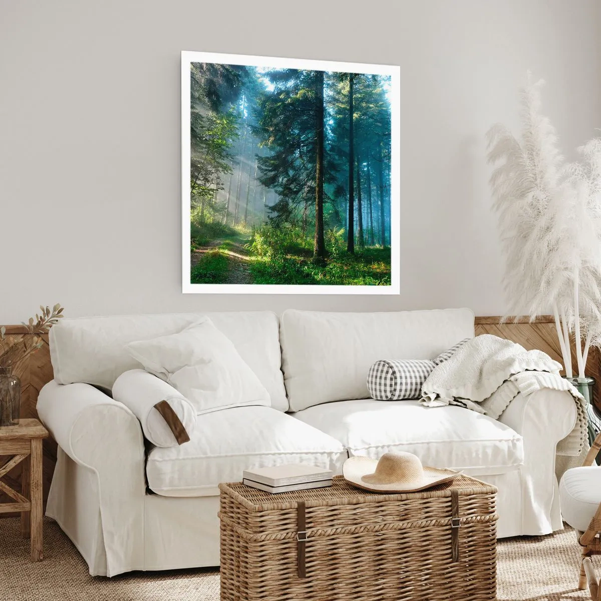 Plakát - Zářící za úsvitu - 50x50 cm