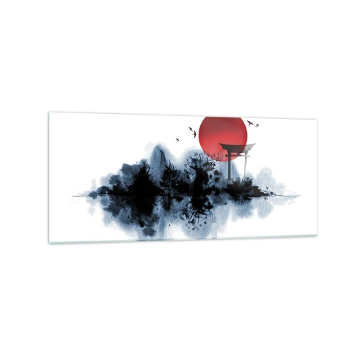 Obraz na skle - Japonský pohled - 120x50 cm