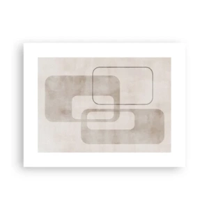 Plakát - Geometrická fuga - 40x30 cm