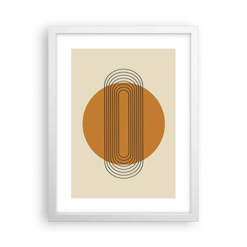 Plakát v bílém rámu - Dokonalý plán - 30x40 cm