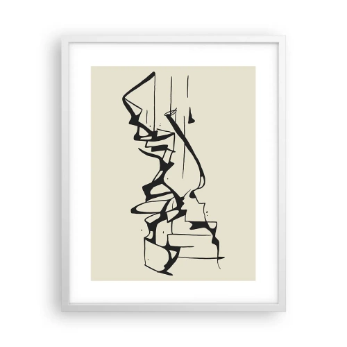 Plakát v bílém rámu - Možná krajina - 40x50 cm