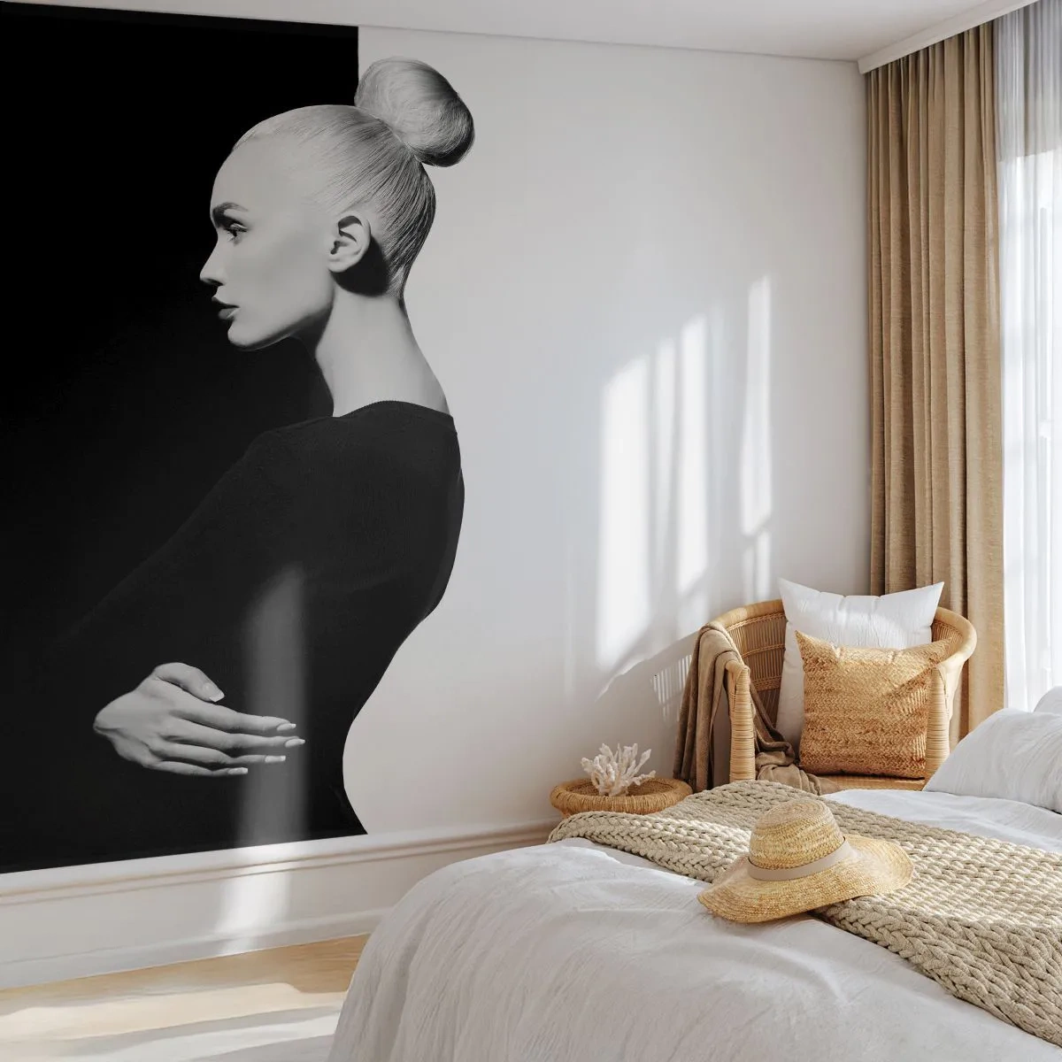 Fototapeta Premium Canvas - Prostě žena - Móda, Žena, Elegantní - 150x105 cm