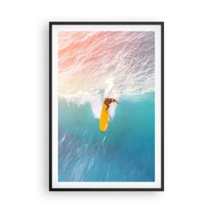 Plakát v černém rámu - Oceanický jezdec - 61x91 cm