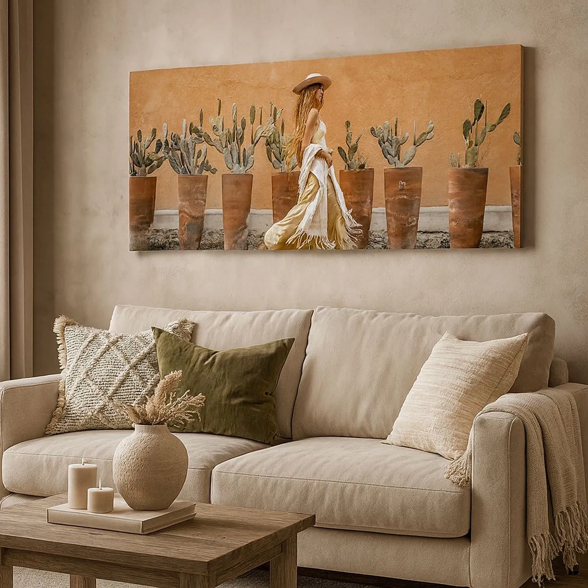 Obraz na plátně - V hippie stylu - 100x40 cm