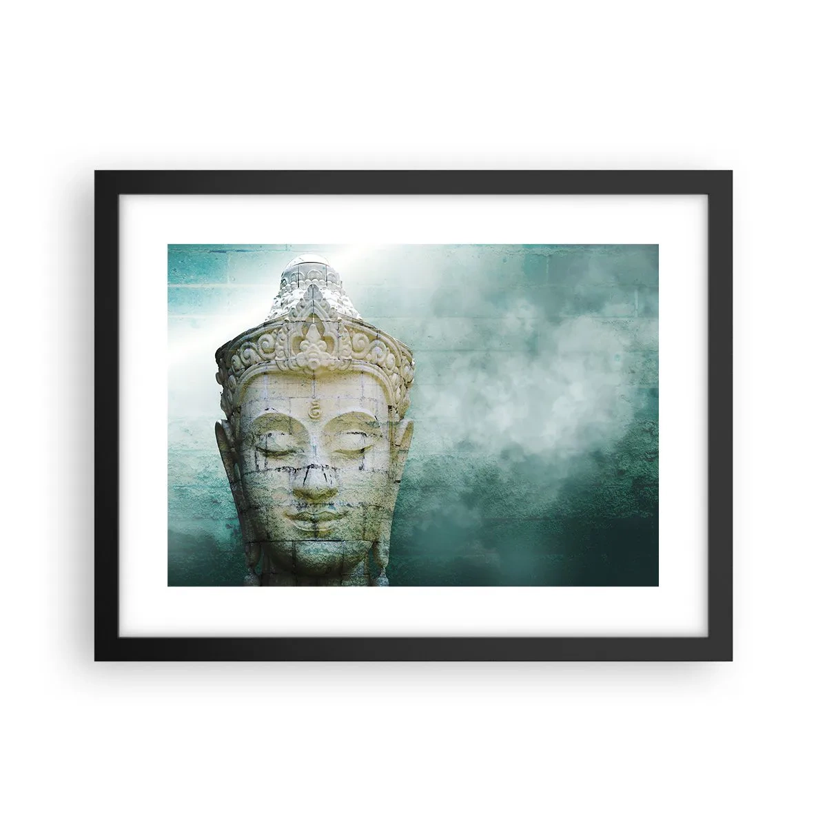 Plakát v černém rámu - Hledajíc světlo - 40x30 cm