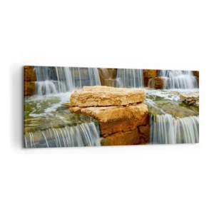 Obraz na plátně - Schody do nebe - 100x40 cm