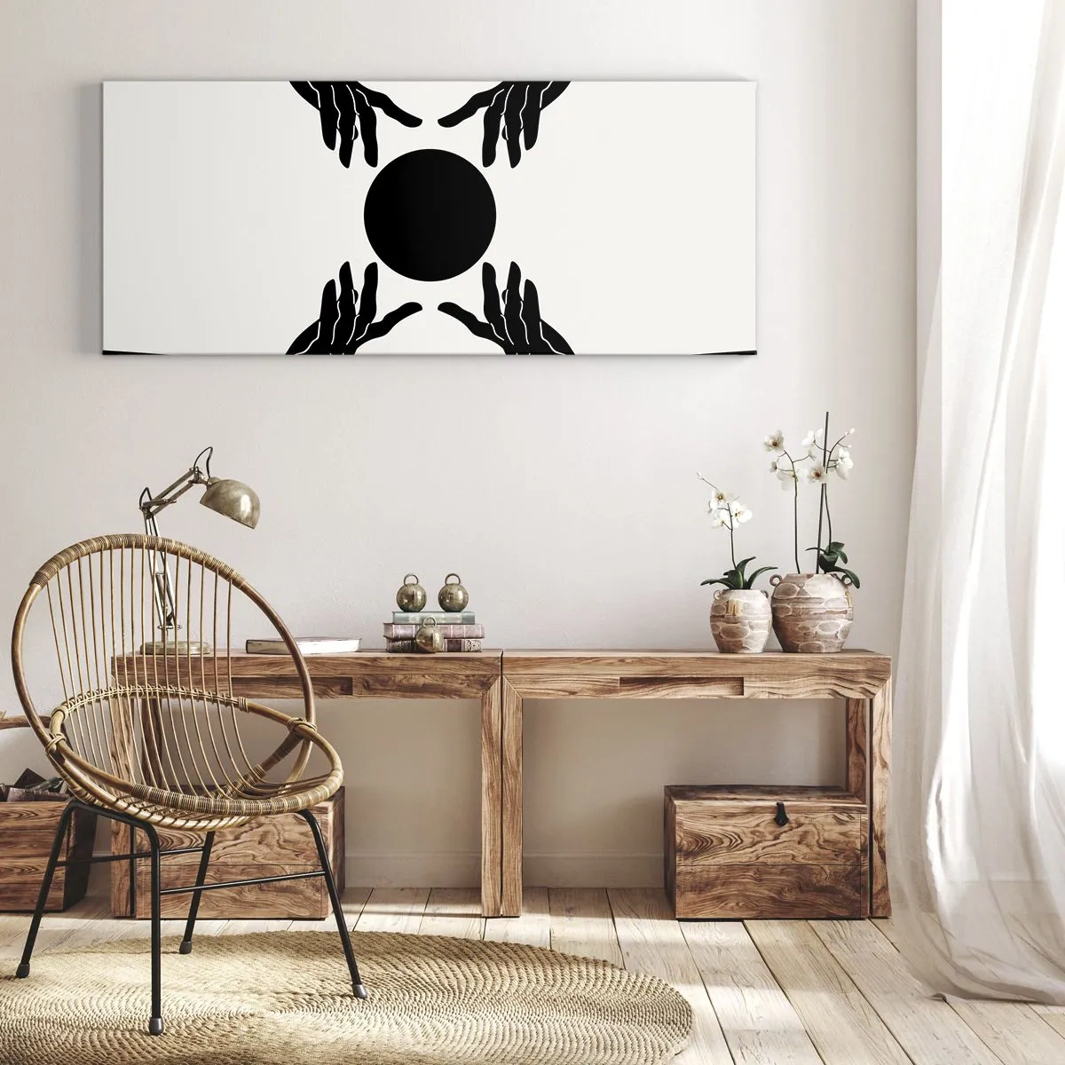 Obraz na plátně - Tajné znamení - 140x50 cm