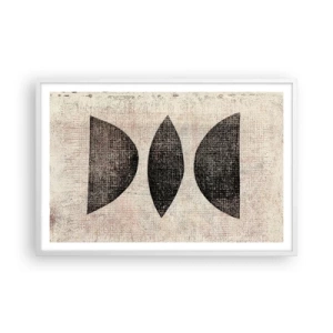 Plakát v bílém rámu - Etnická abstrakce - 91x61 cm