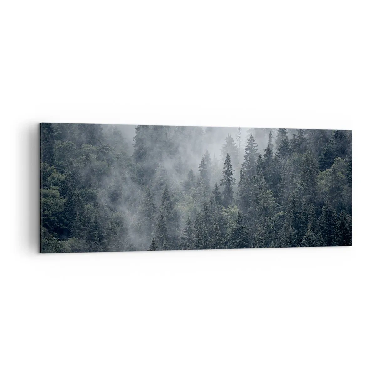 Obraz na plátně - Lesní svítání - 140x50 cm