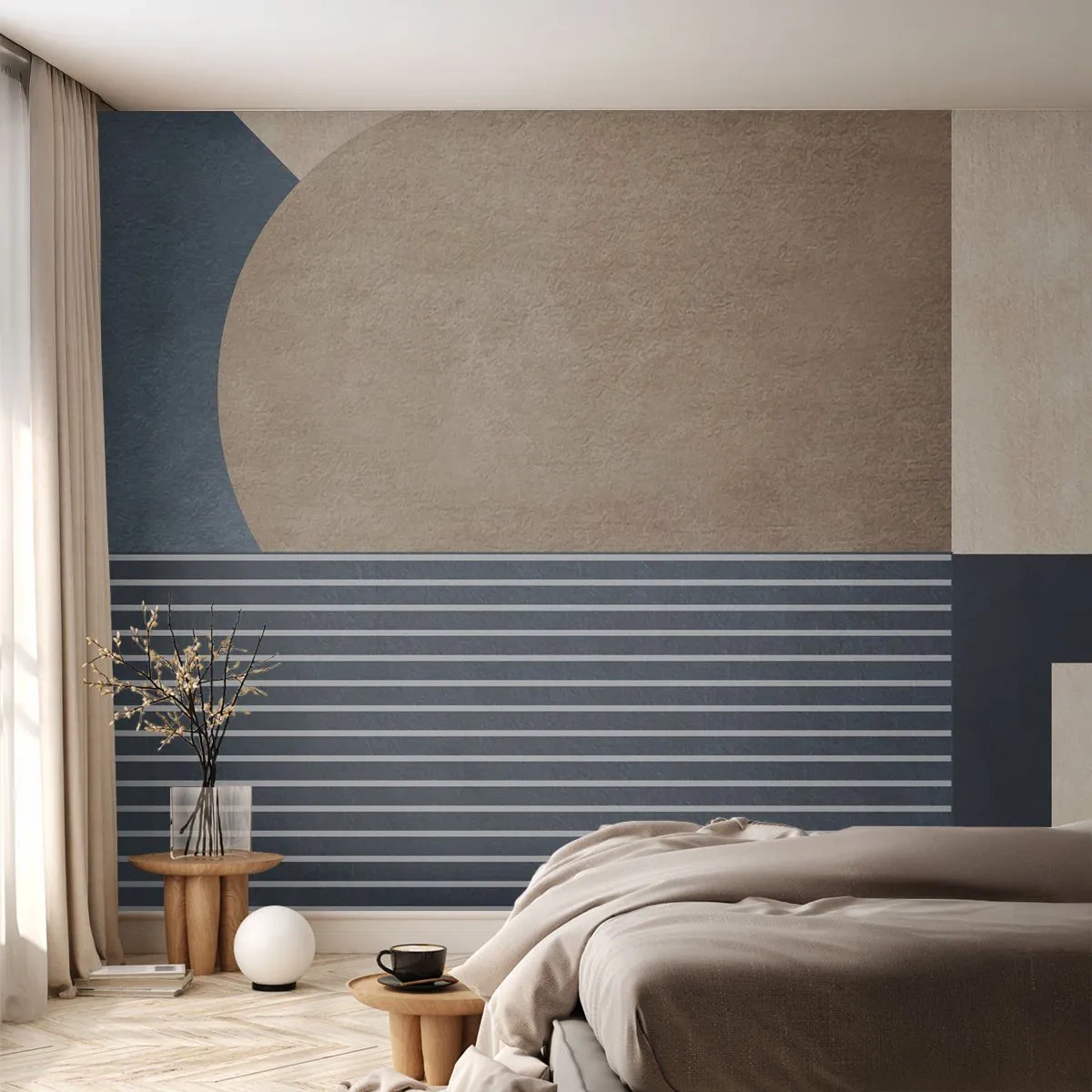 Fototapeta Premium Canvas - Kompozice jednoduchosti a kulatosti - Minimalismus, Abstrakce, Kus - 200x140 cm