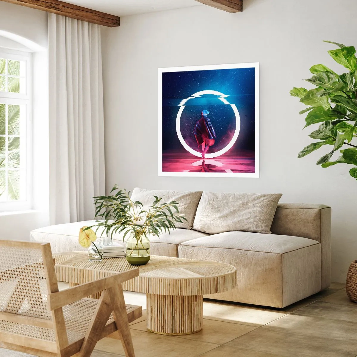 Plakát - Mezi světy - 60x60 cm