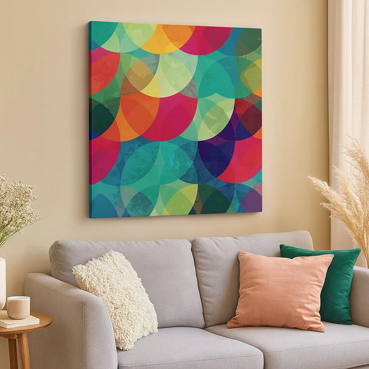 Obraz na plátně - Vstoupit do duhy - 30x30 cm