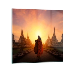 Obraz na skle - V klidu věčností - 50x50 cm