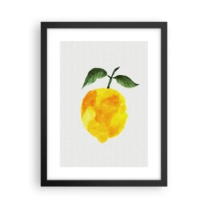 Plakát v černém rámu - Jak poznat chuť slunce - 30x40 cm