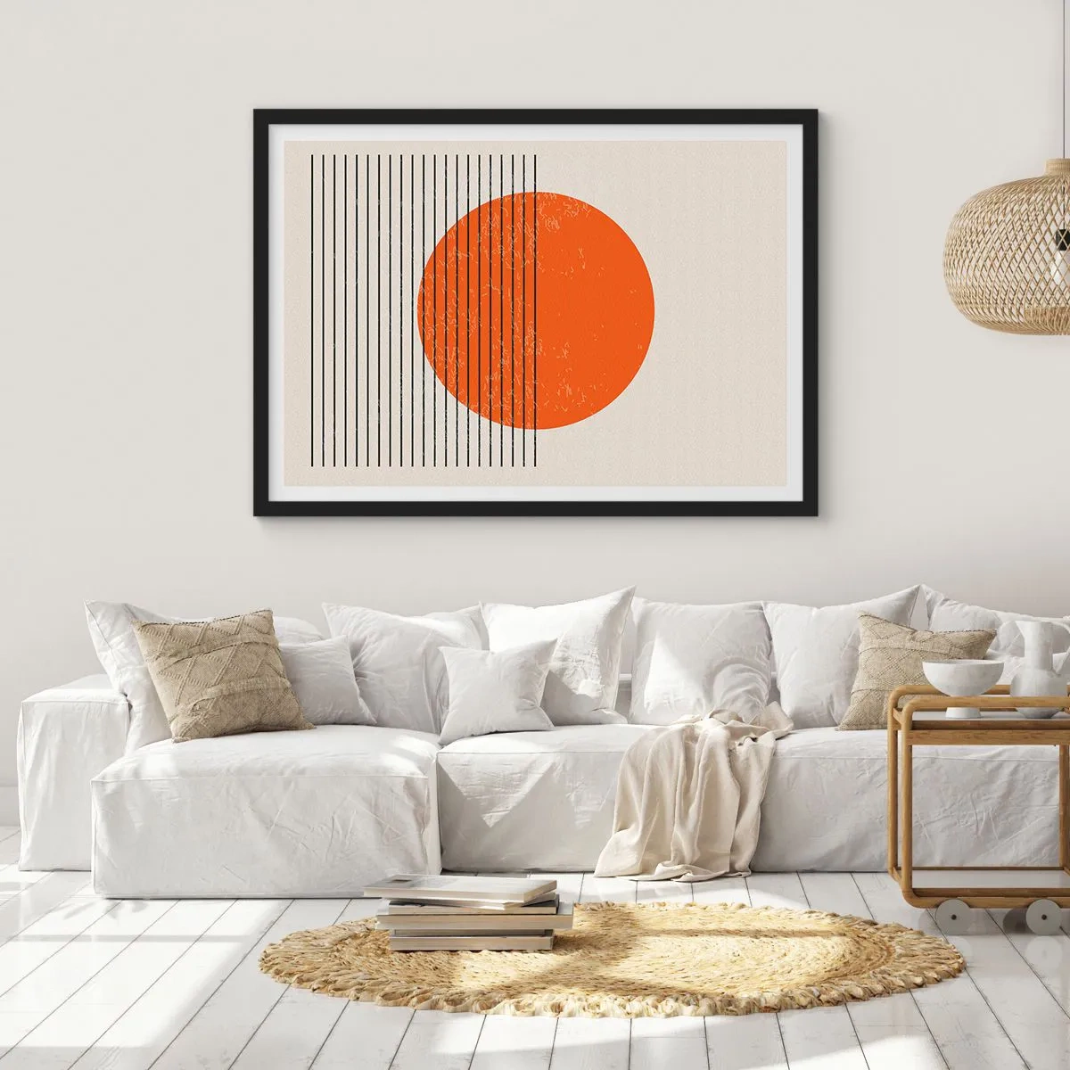 Plakát v černém rámu - Vždy slunce - 70x50 cm