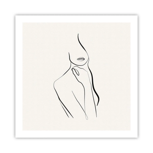 Plakát - Vlna melancholie - 60x60 cm