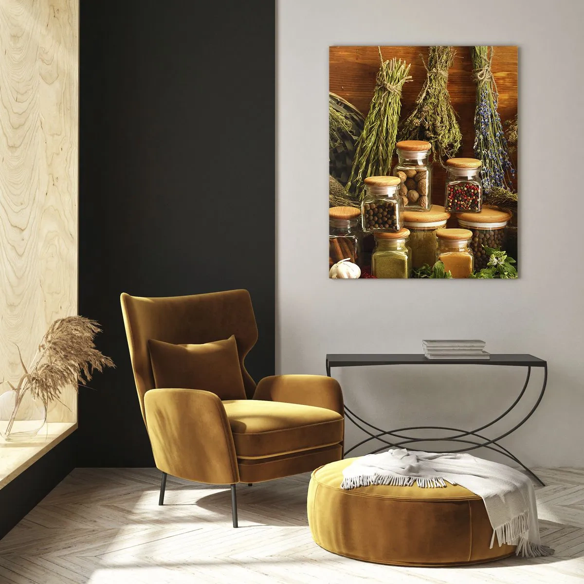 Obraz na skle - Kuchyňská kouzla - 50x70 cm