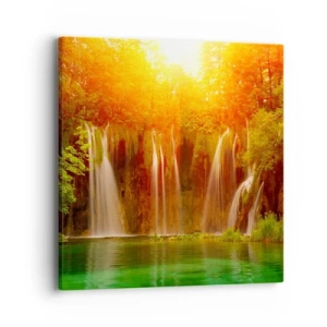 Obraz na plátně - Na sluncí a ve stínu - 40x40 cm