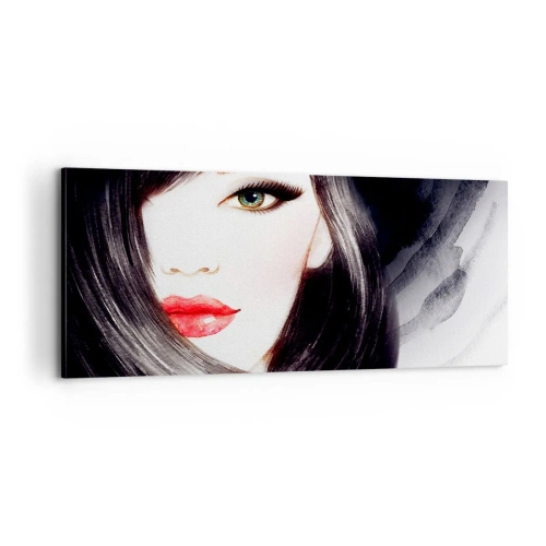 Obraz na plátně - Safírový pohled - 100x40 cm