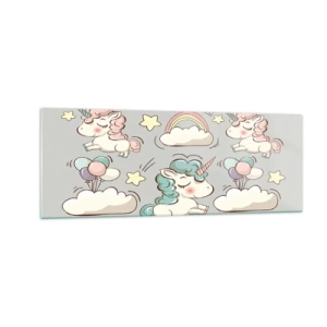 Obraz na skle - Určitě existují… - 140x50 cm