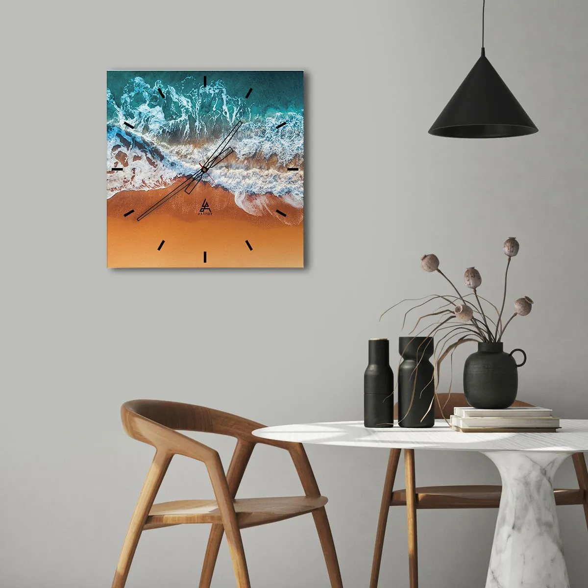 Nástěnné hodiny - Vždy pár - 40x40 cm