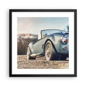 Plakát v černém rámu - Protože na stylu záleží - 40x40 cm