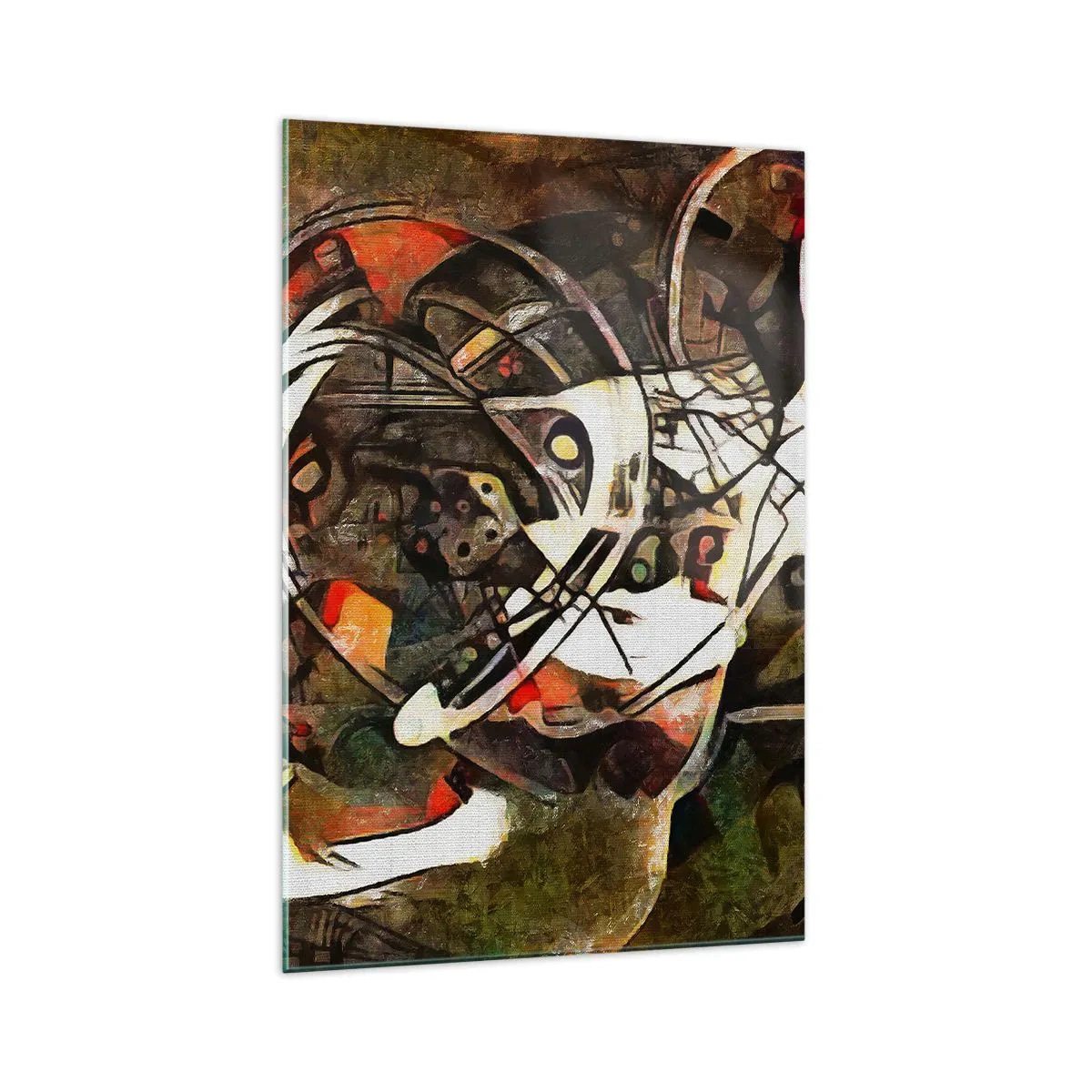 Obraz na skle - Slyšíš pohyb? - 70x100 cm