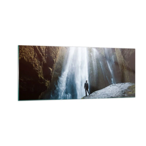 Obraz na skle - Obnovení proporce - 100x40 cm