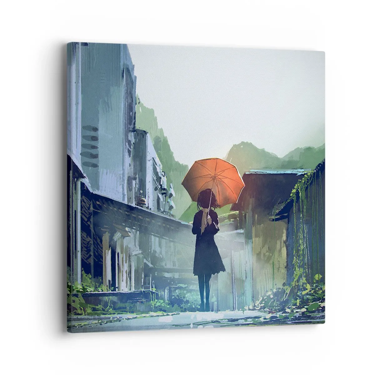 Obraz na plátně - Oživující déšť - 40x40 cm