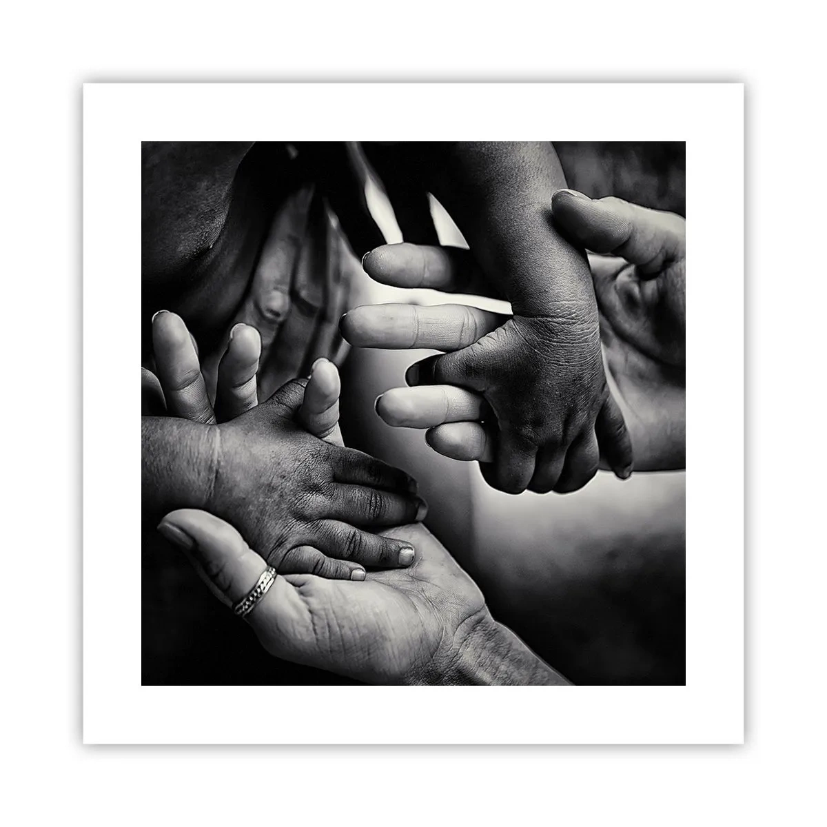 Plakát - Být člověkem - 40x40 cm