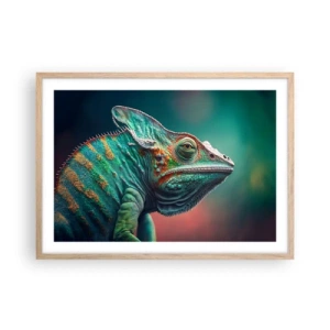 Plakát v rámu světlý dub - Vidíš mě? To není dobré… - 70x50 cm