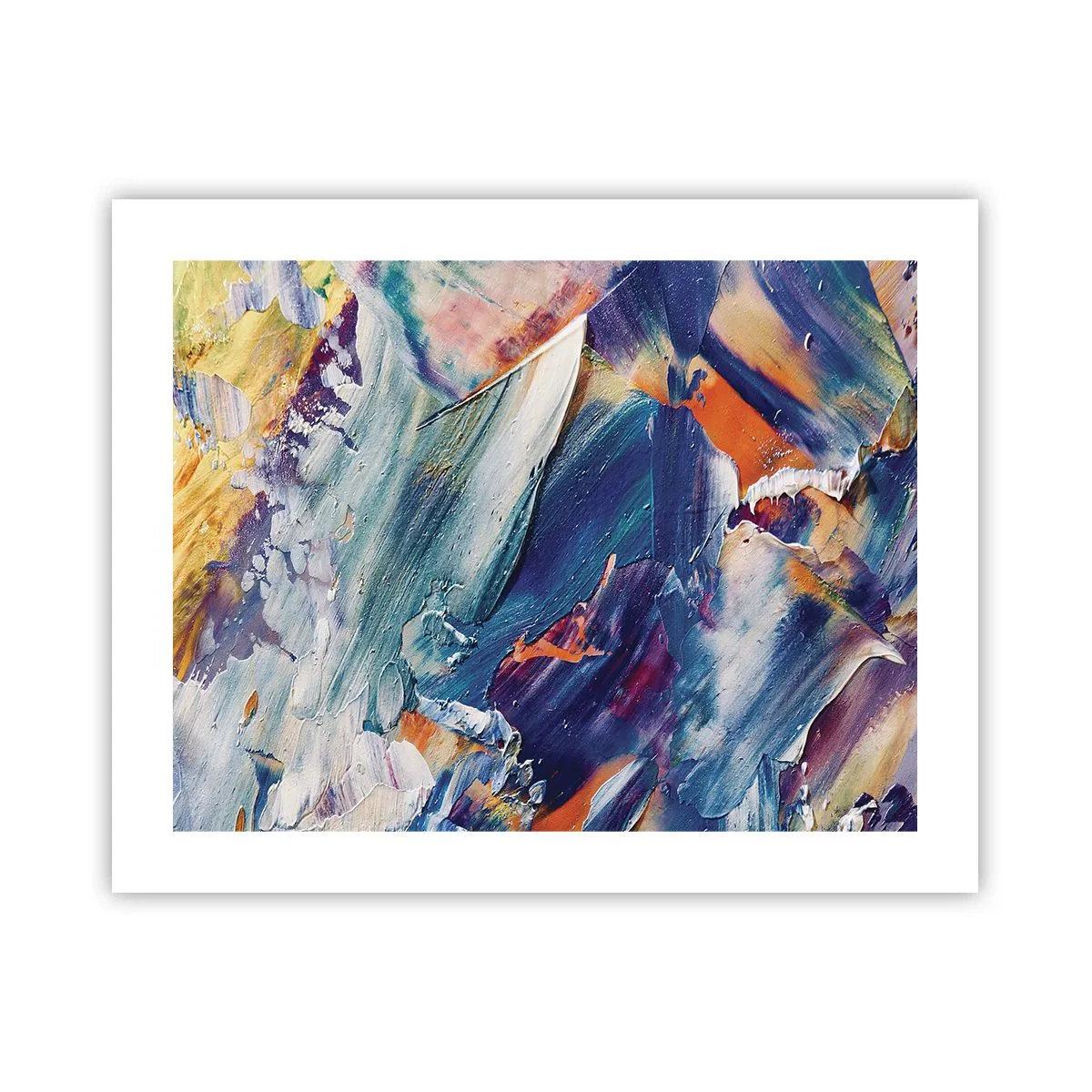 Plakát - Chaos barev - 50x40 cm