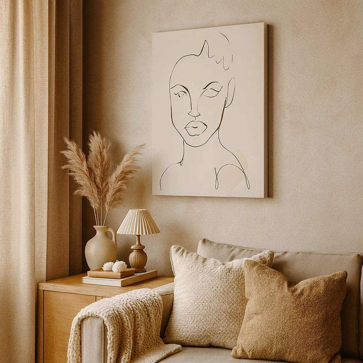 Obraz na plátně - Obrys smyslnosti - 50x70 cm