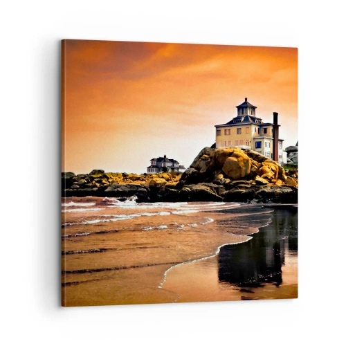 Obraz na plátně - Elegance západního pobřeží - 60x60 cm