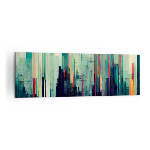 Obraz na plátně - Futuristické město - 160x50 cm