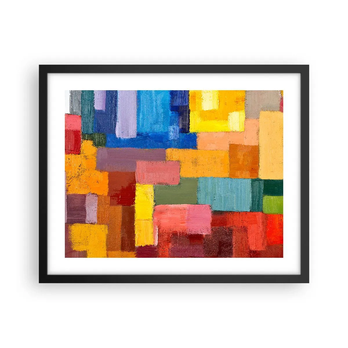Plakát v černém rámu - Každý jiný, všechny barevné - 50x40 cm