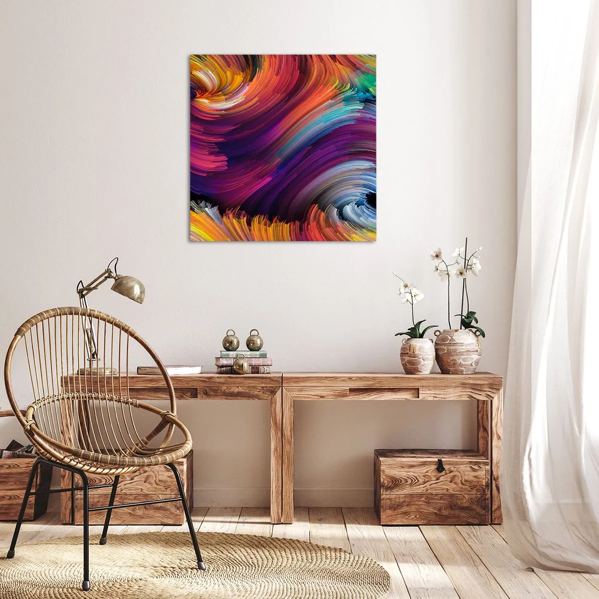 Obraz na plátně - Začátek nového světa - 40x40 cm