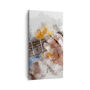 Obraz na plátně - Poezie mezi strunami - 55x100 cm