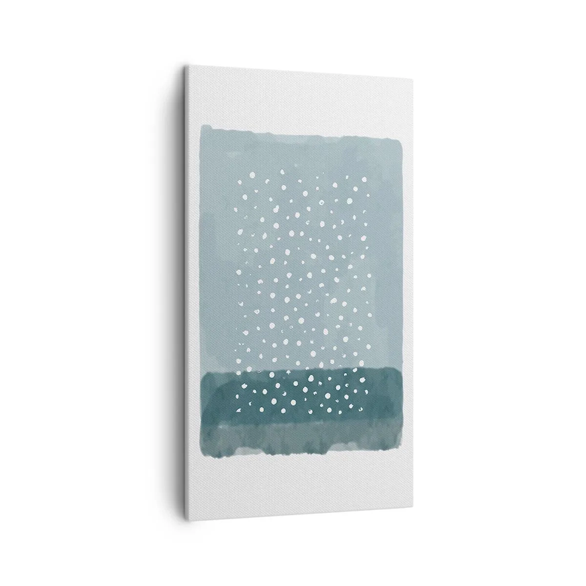 Obraz na plátně - Pěstováno na modři - 45x80 cm