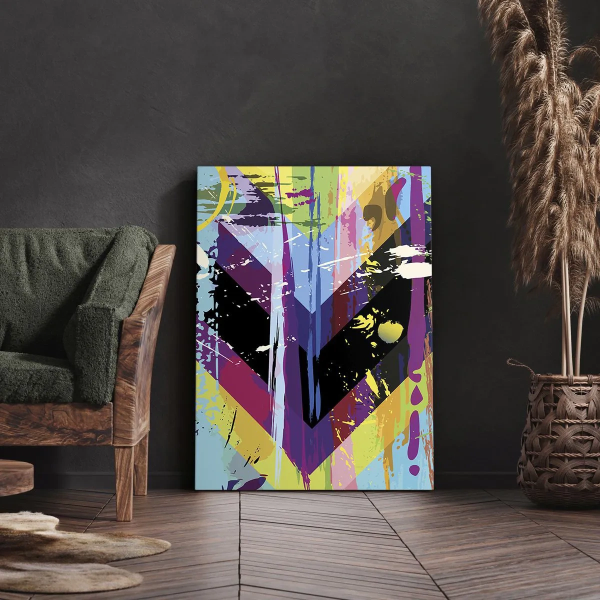 Obraz na plátně - Shora dolů - 45x80 cm