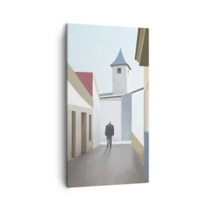 Obraz na plátně - Slunečná procházka - 45x80 cm