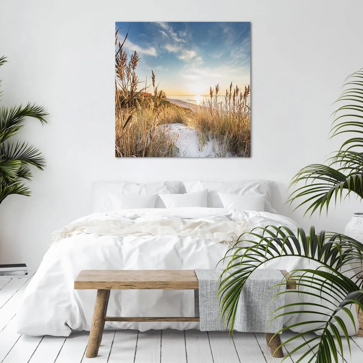 Obraz na plátně - Severní pláž - 50x50 cm