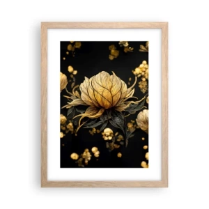 Plakát v rámu světlý dub - Jemná křehkost - 30x40 cm