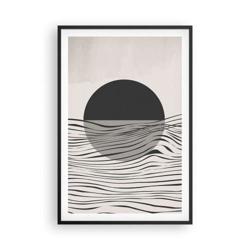 Plakát v černém rámu - Poloviční kompozice - 61x91 cm
