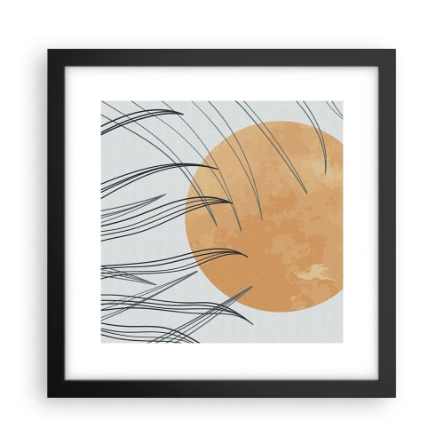 Plakát v černém rámu - Vždy ke slunci - 30x30 cm